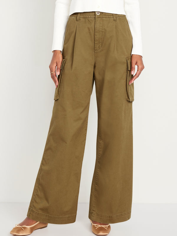 Unisex NRN Wide Padding Cargo Pants- Oak Beige