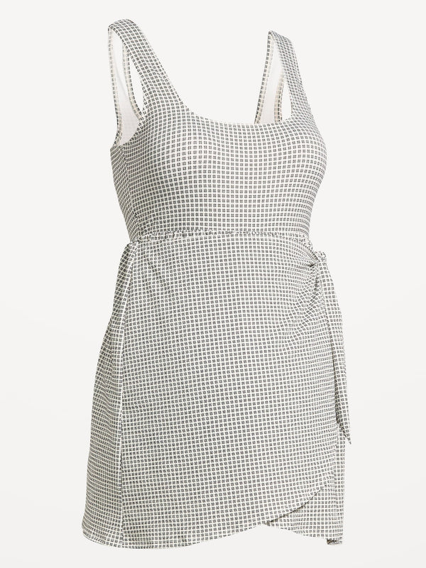 Maternity Classic Wrap Swim Dress