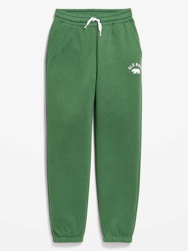 Gender-Neutral Logo-Graphic Sweatpants For Kids