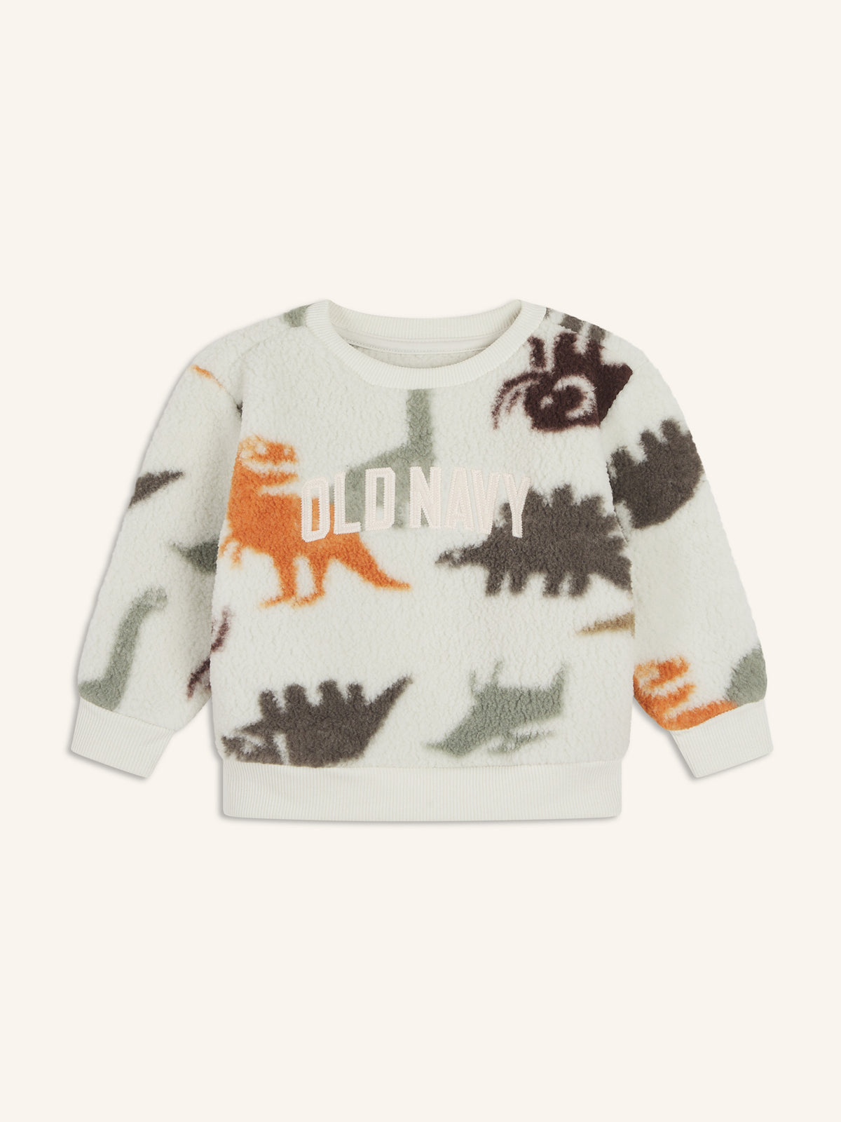 Oversized Crew-Neck Logo-Graphic Sweatshirt for Toddler Boys