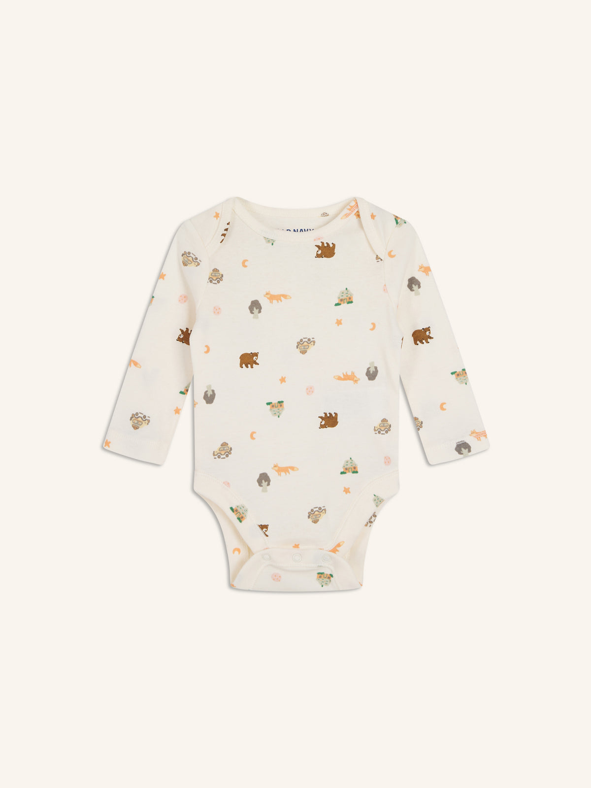 Long-Sleeve Printed Bodysuit for Baby