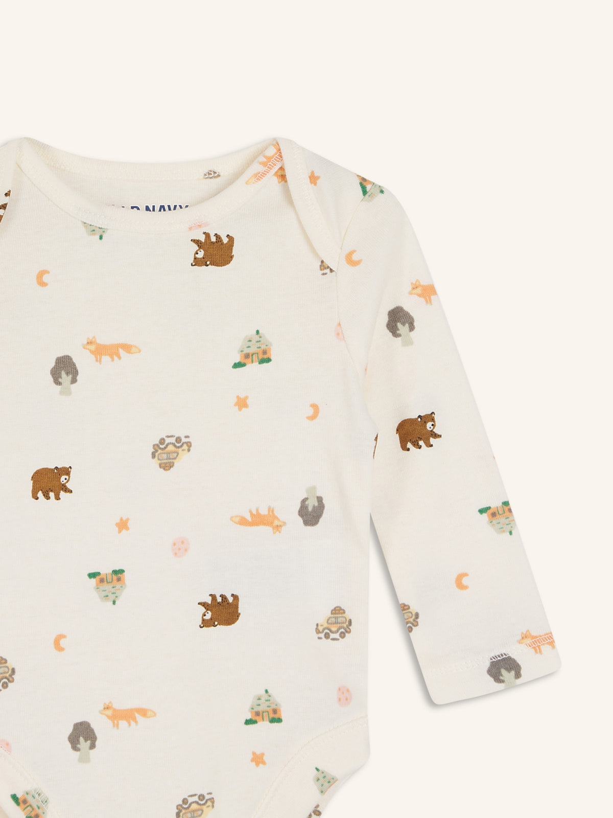 Long-Sleeve Printed Bodysuit for Baby