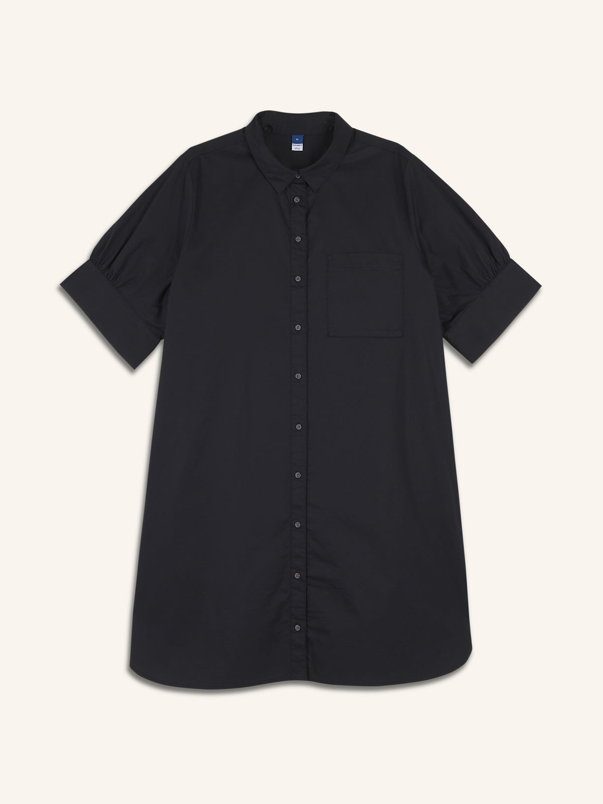 Short-Sleeve Shirt Dress