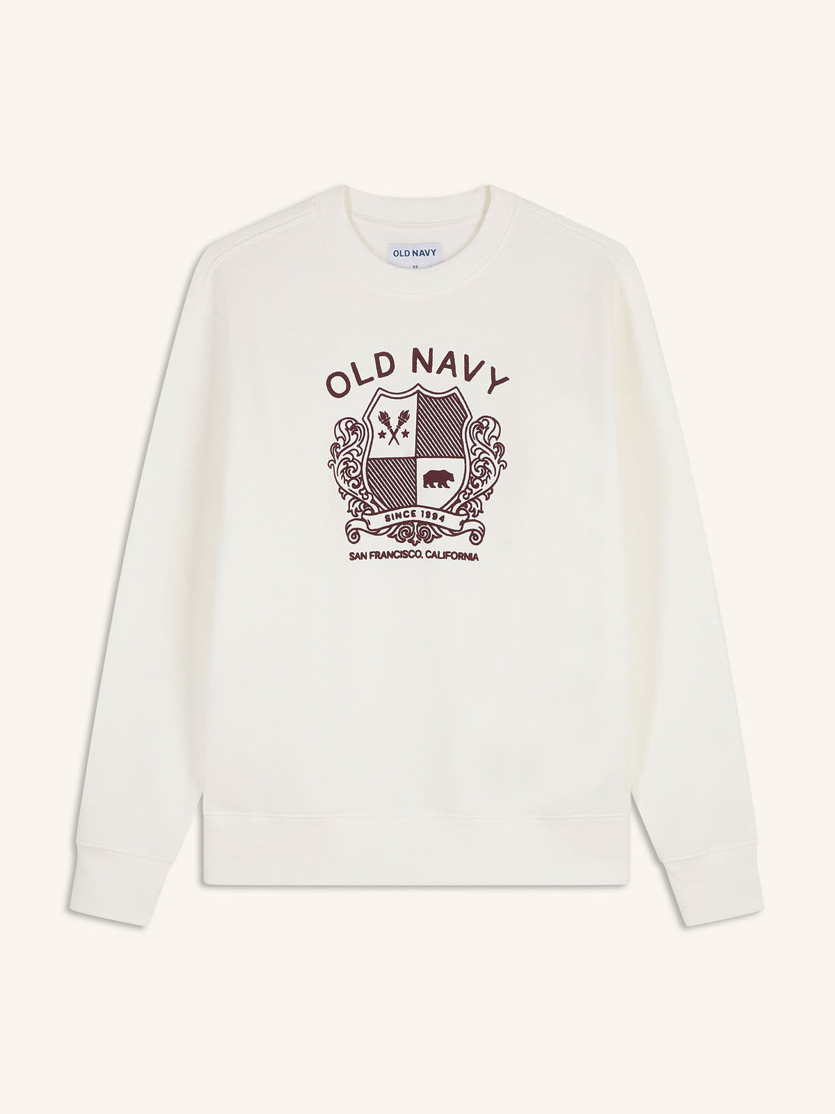 Long-Sleeve Logo Graphic Sweater for Men