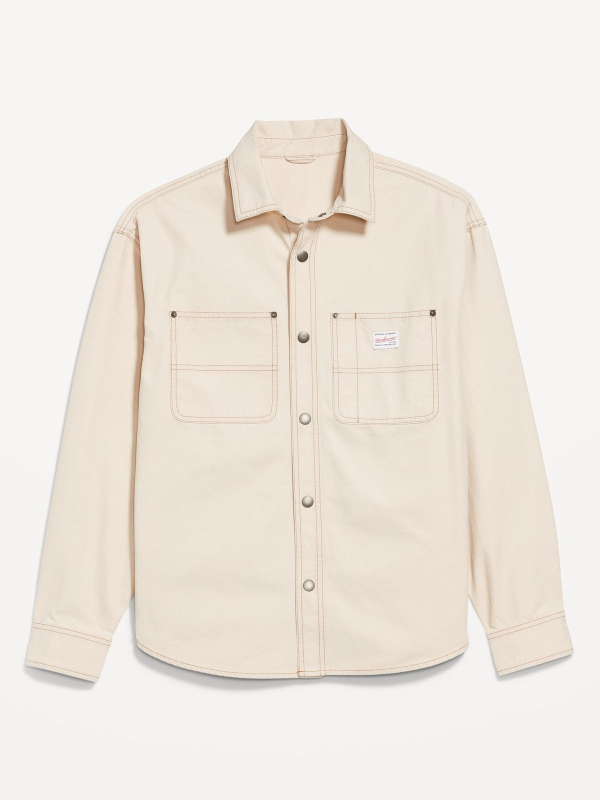 Oversized Canvas Workwear Shacket