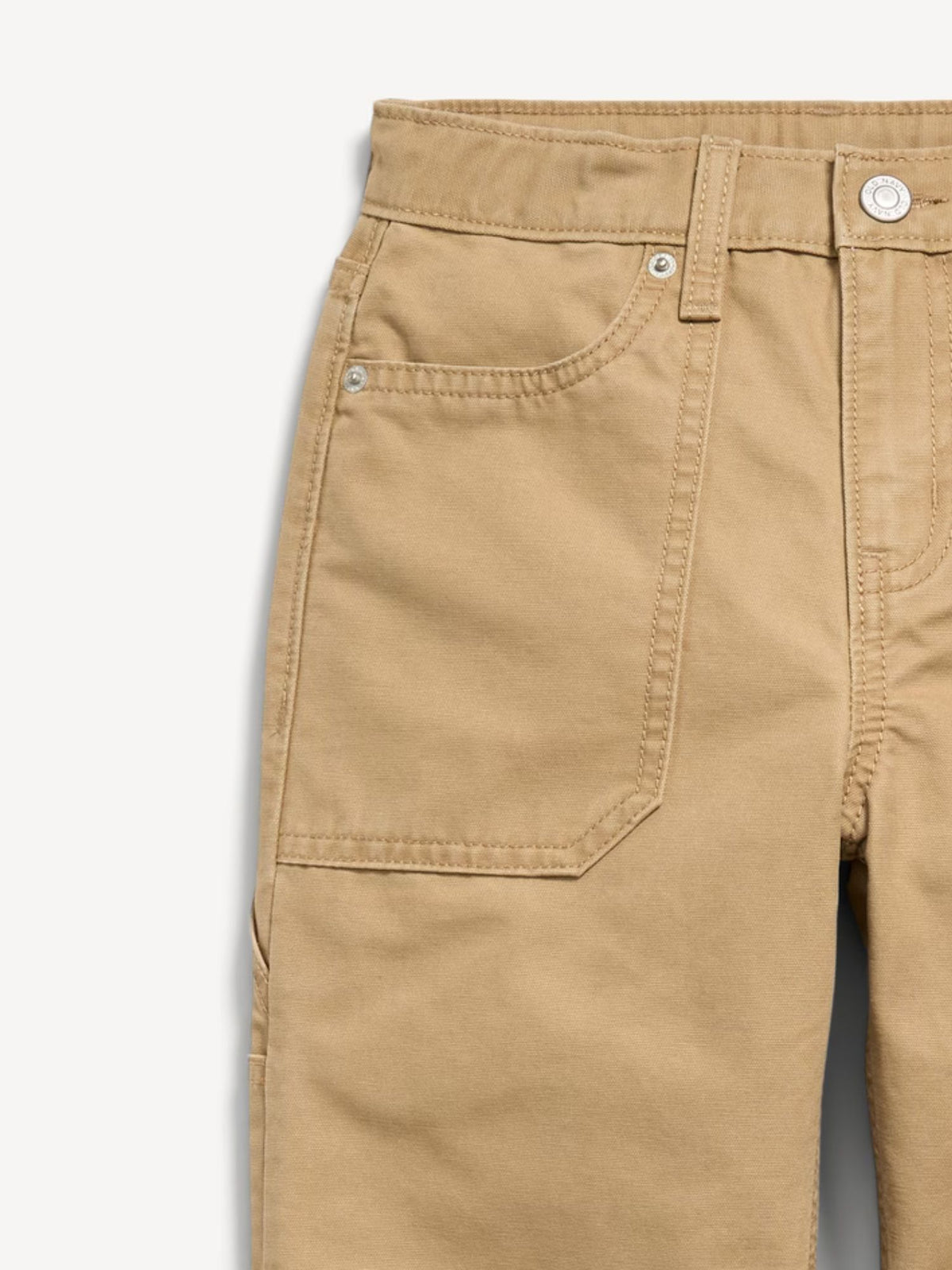 Baggy Carpenter Utility Canvas Pants for Boys
