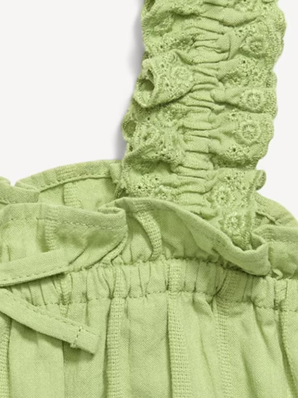 Sleeveless Textured Seersucker Top for Toddler Girls