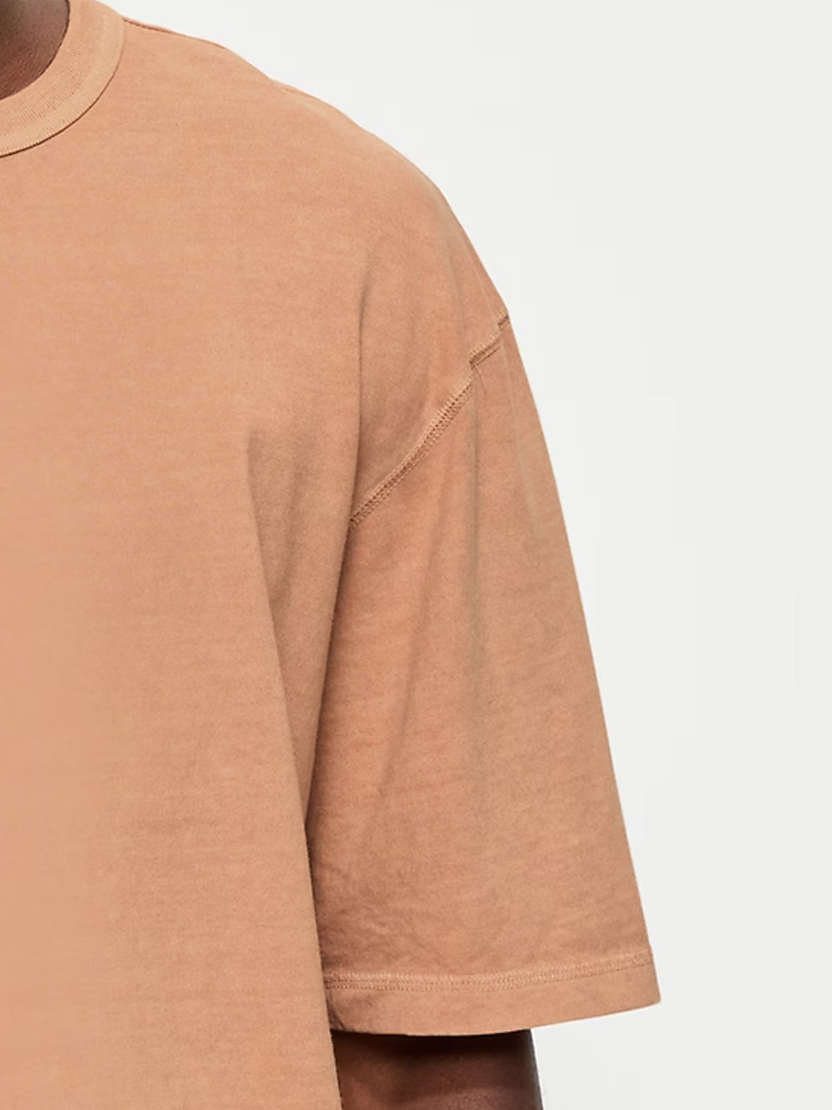 Garment-Dyed Heavyweight Cropped T-Shirt