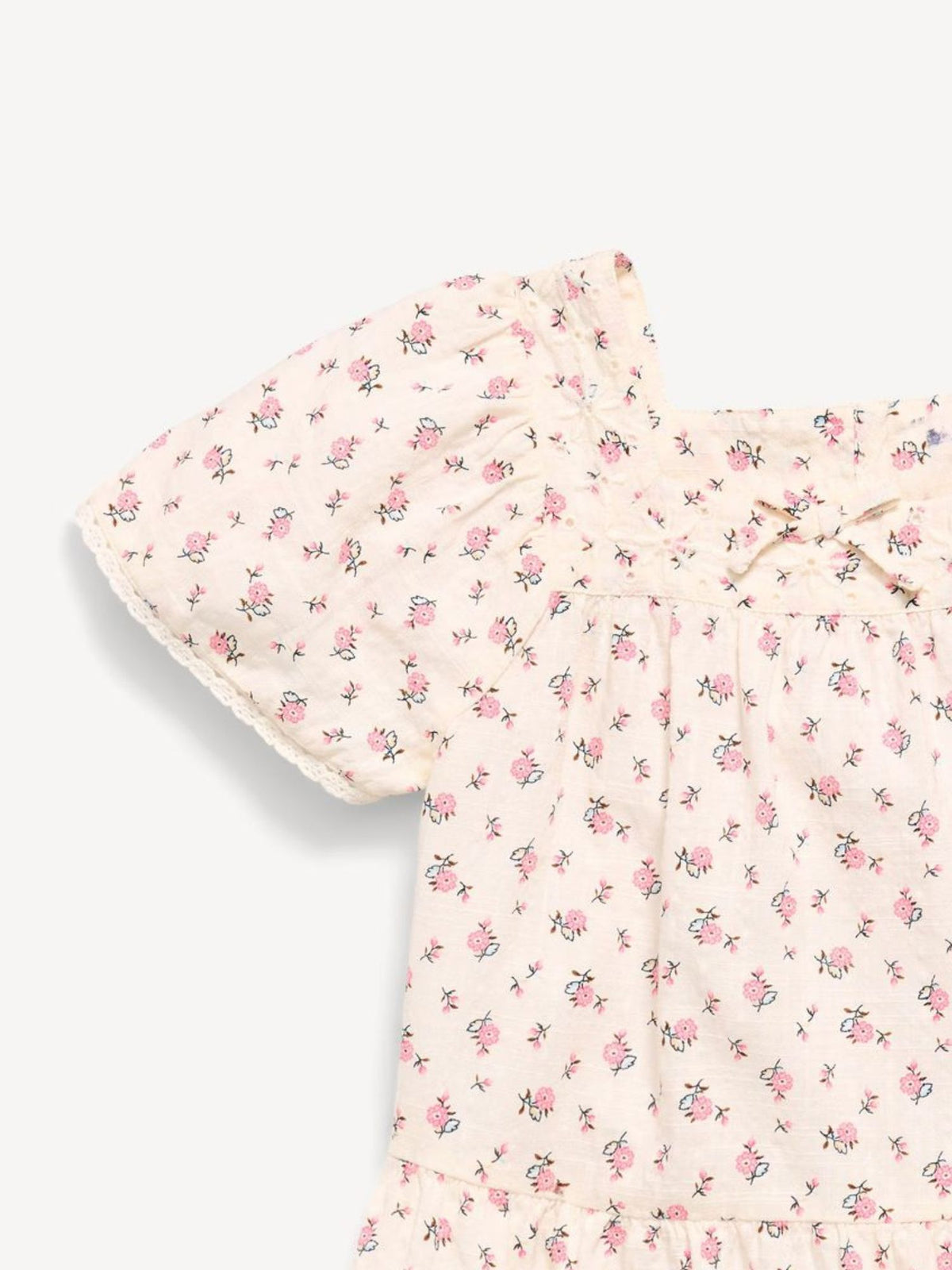 White Ditsy Floral