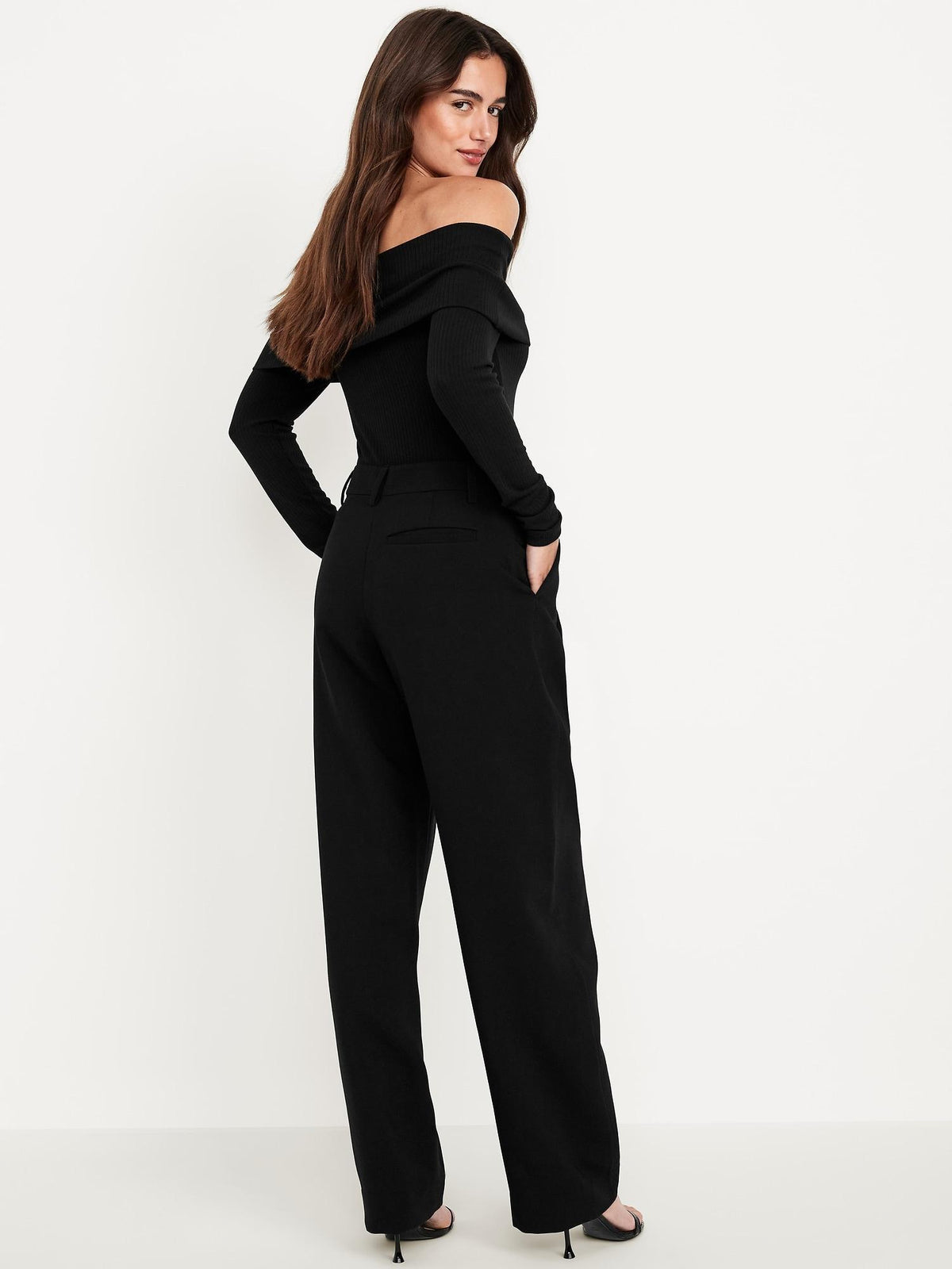 High-Waisted Taylor Barrel Ankle Pants