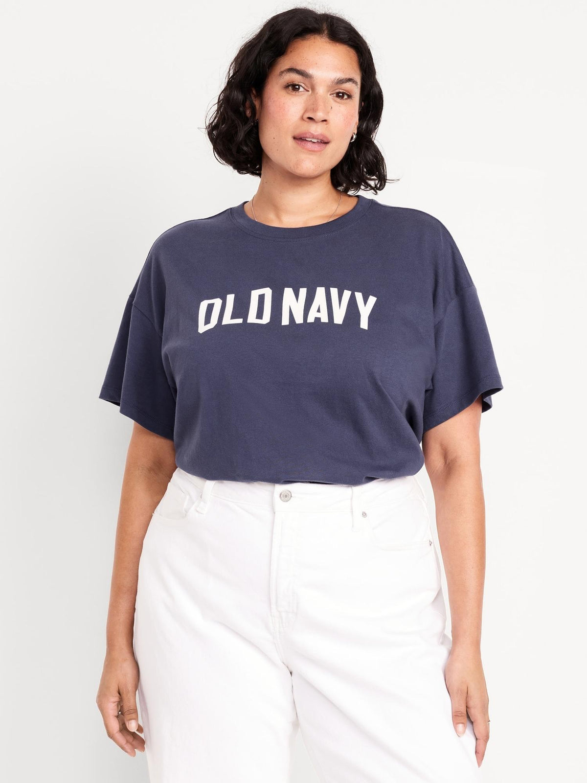 Vintage Crew-Neck Logo-Graphic T-Shirt