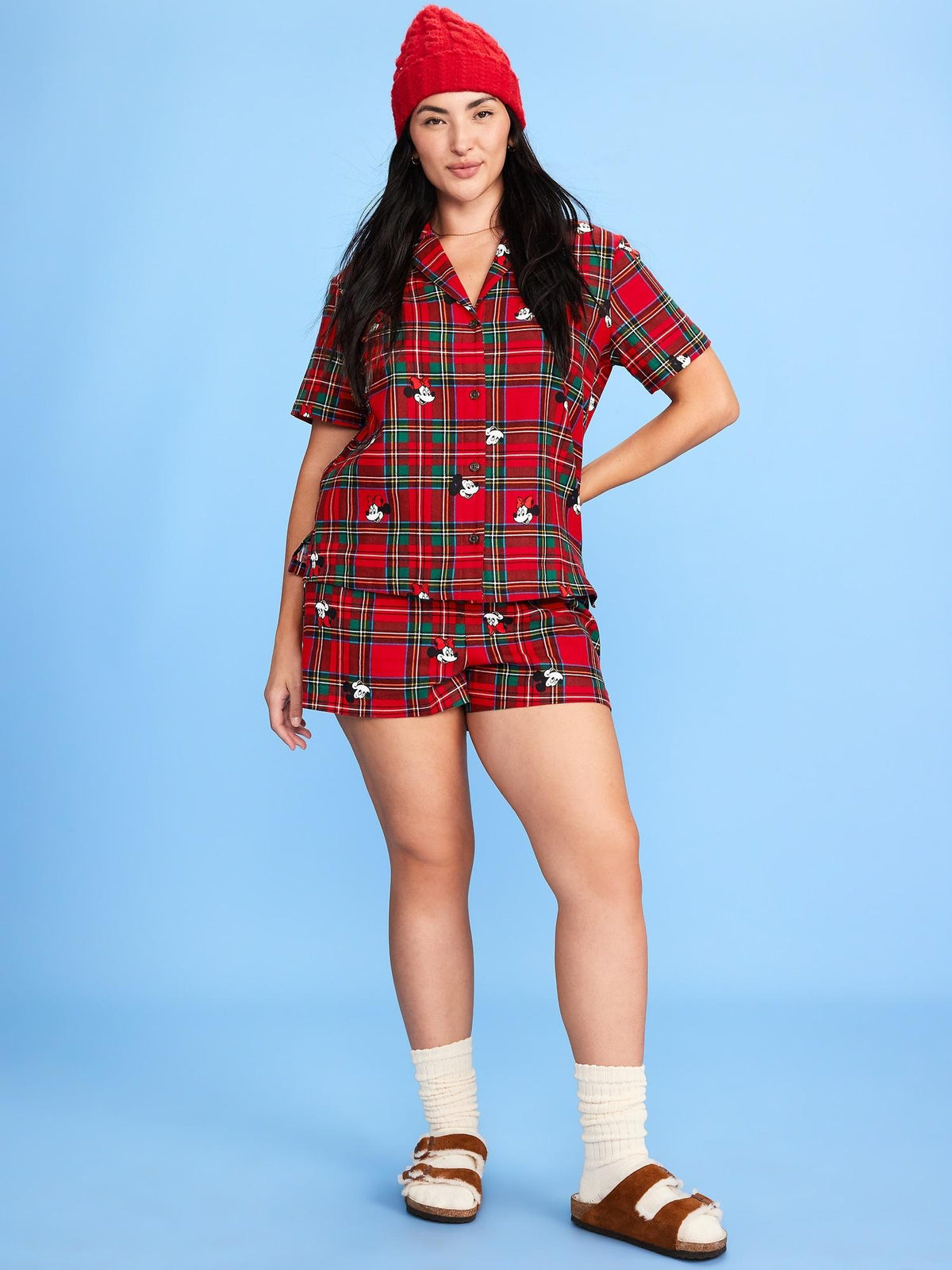 Old Navy x Disney Printed Flannel Pajama Short Set for Women