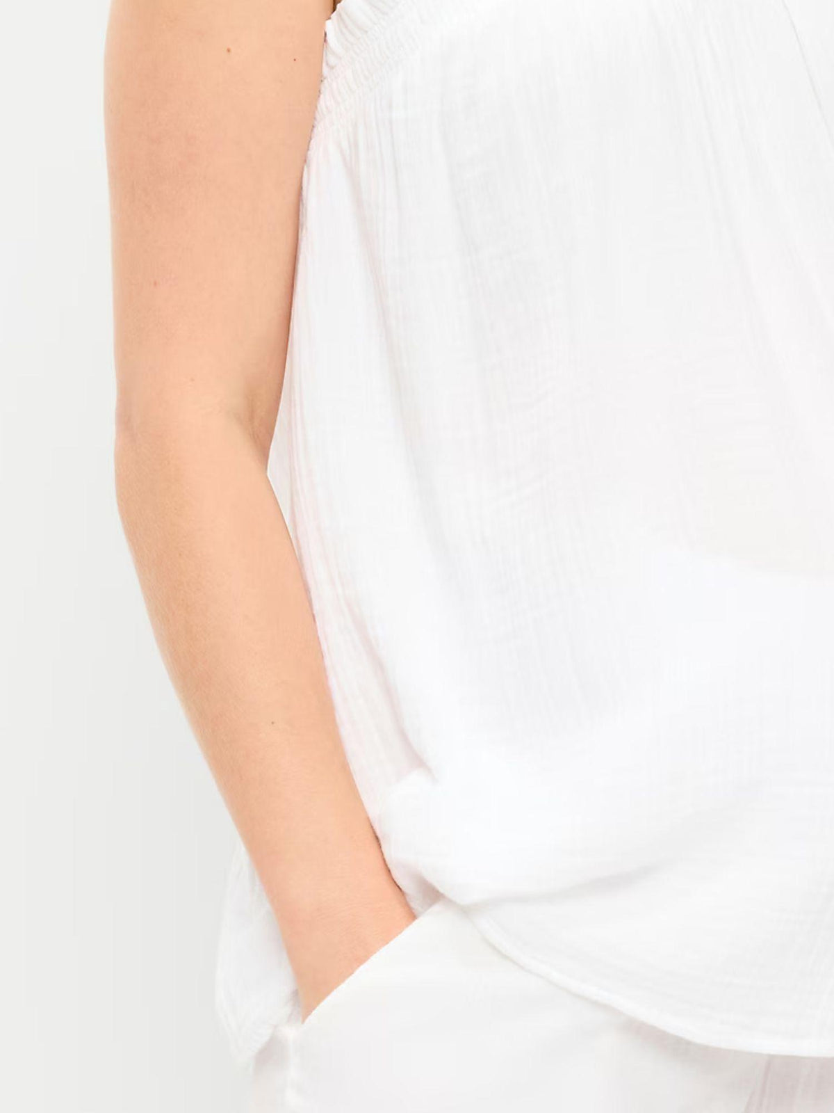 Maternity Smocked Tank Top