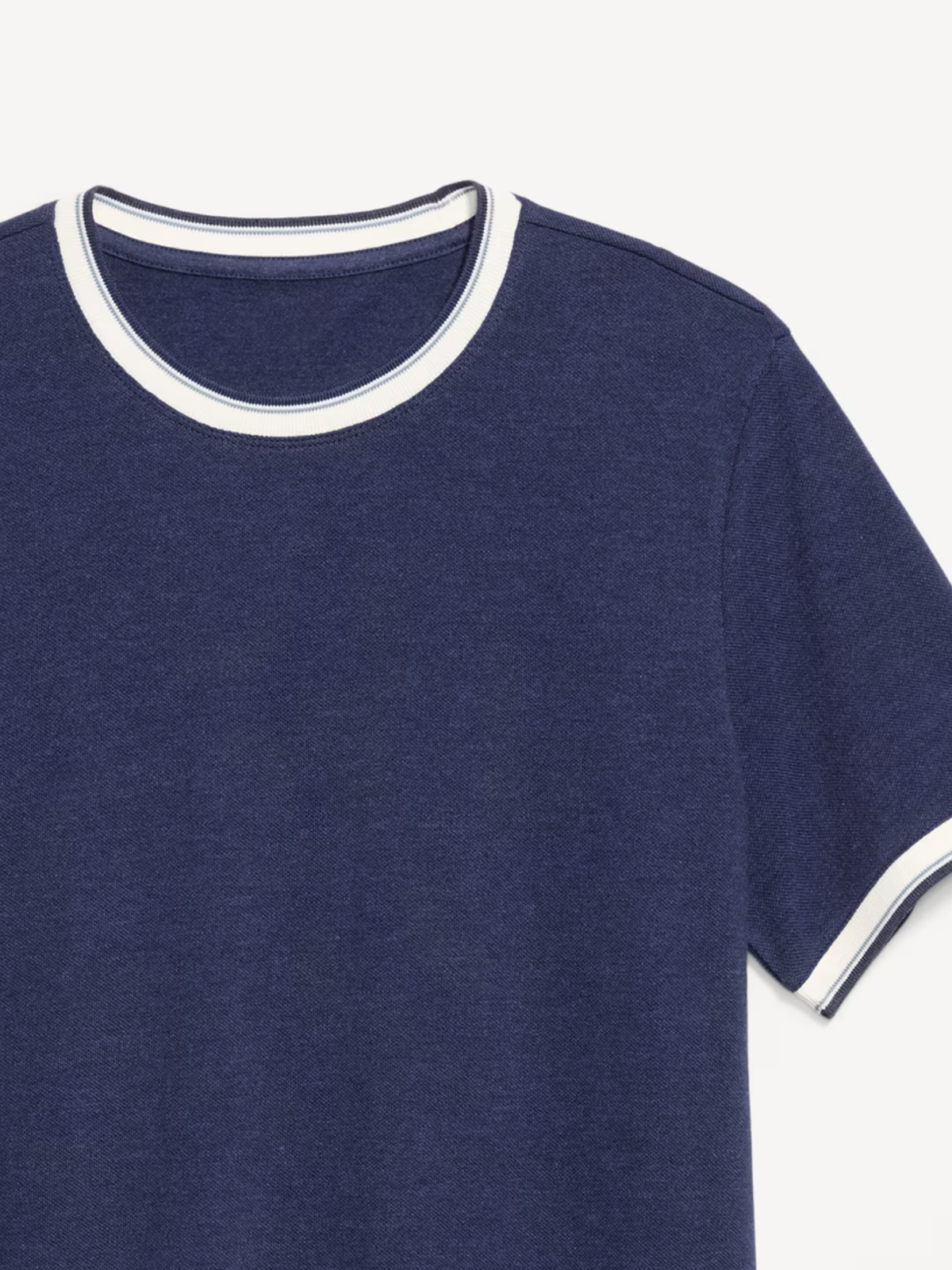 Crew-Neck Pique T-Shirt
