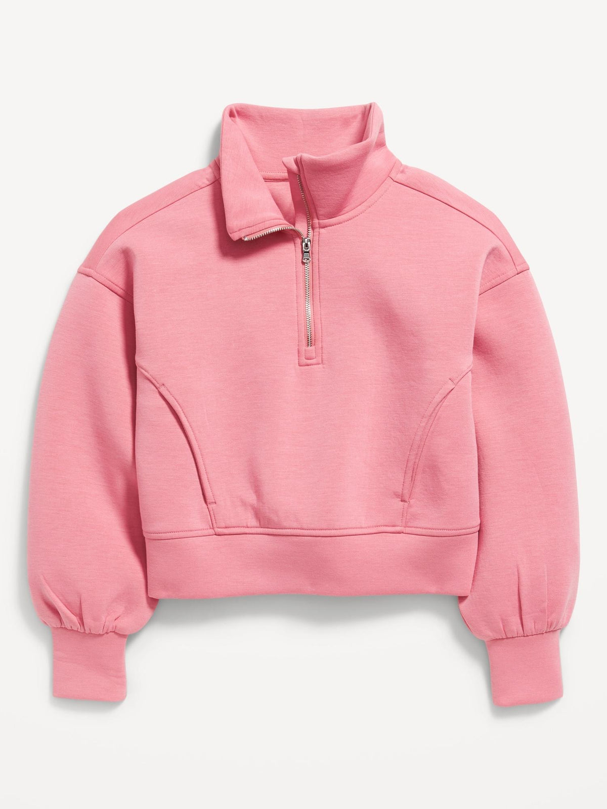 Half-Zip Bounce Fleece Pullover Sweatshirt for Girls