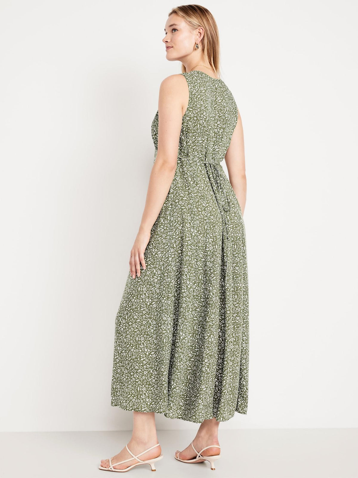 Fit & Flare Floral Maxi Dress