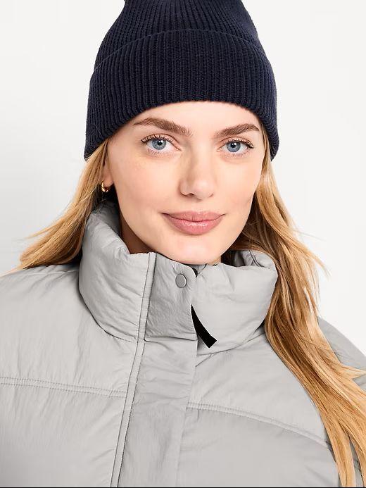 Water-Resistant Nylon Puffer Jacket