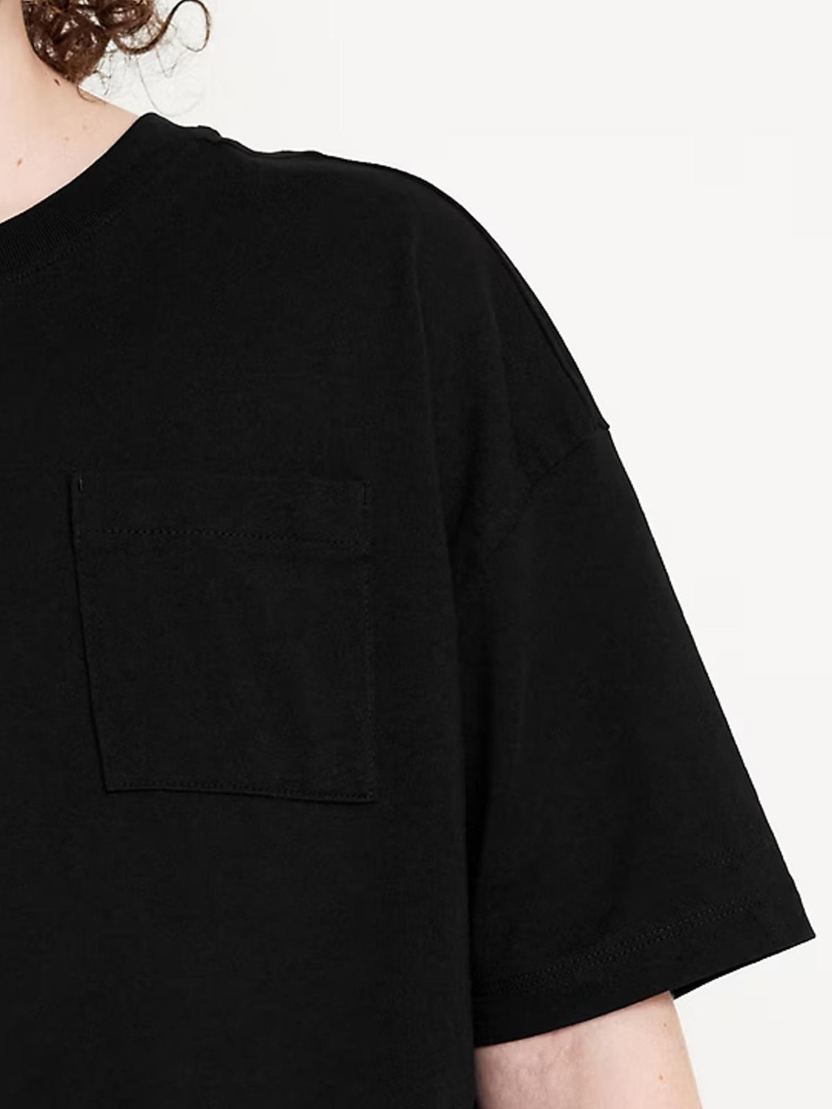 Oversized Short-Sleeve Pocket T-Shirt for Boys