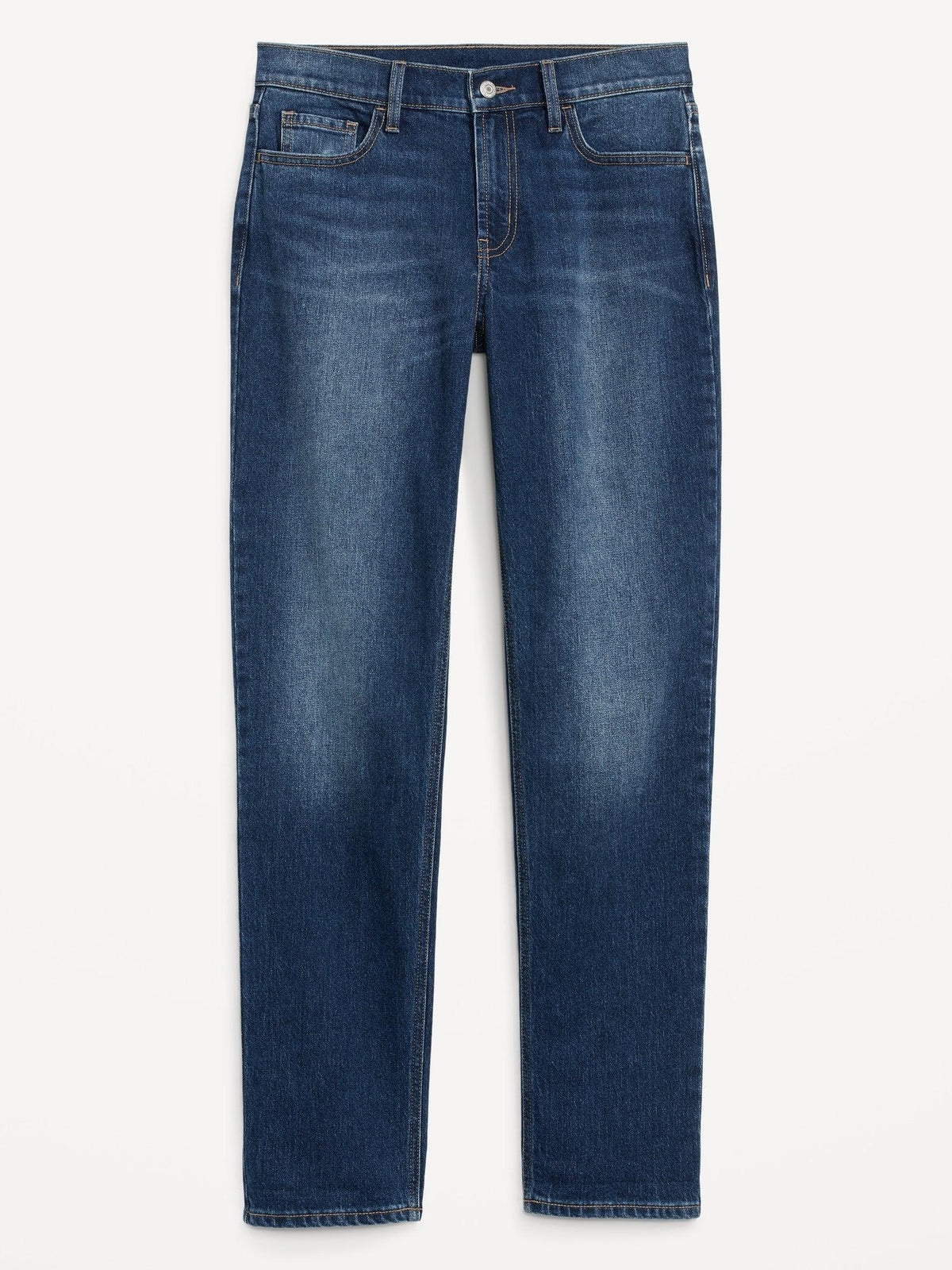 Mid-Rise Wow Boyfriend Straight Jeans for Women