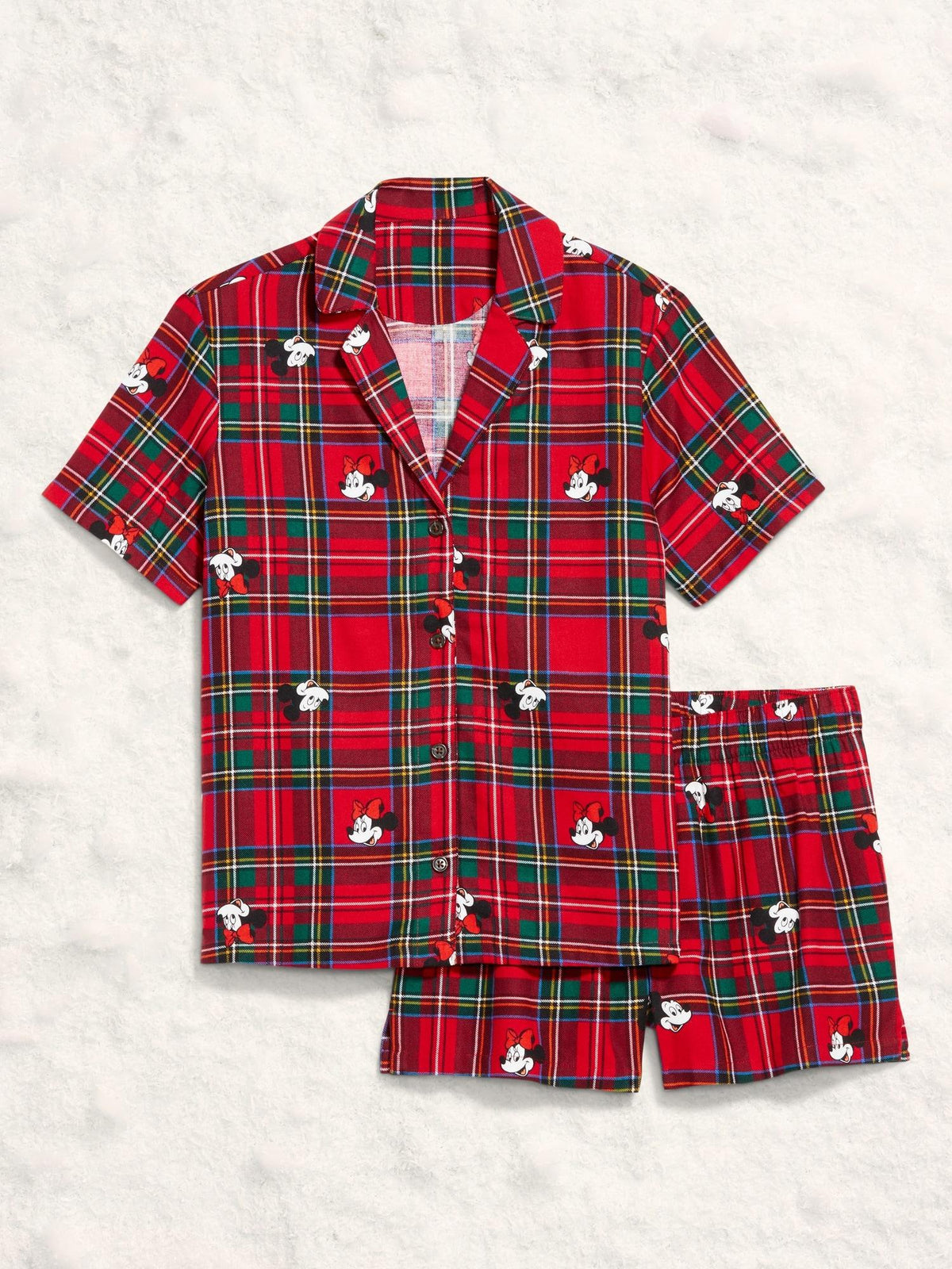 Old Navy x Disney Printed Flannel Pajama Short Set for Women