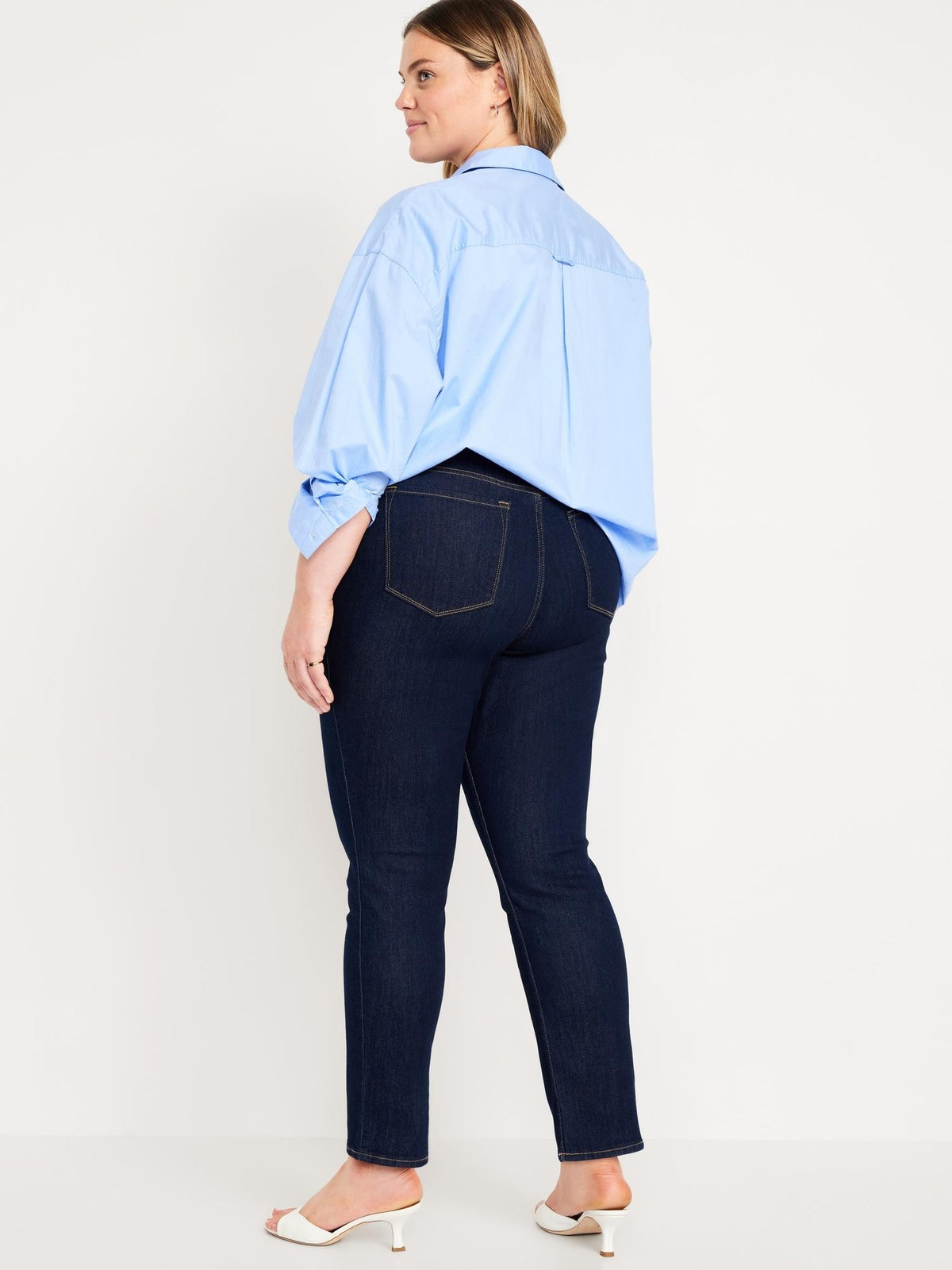 High-Waisted Wow Straight Jeans for Women