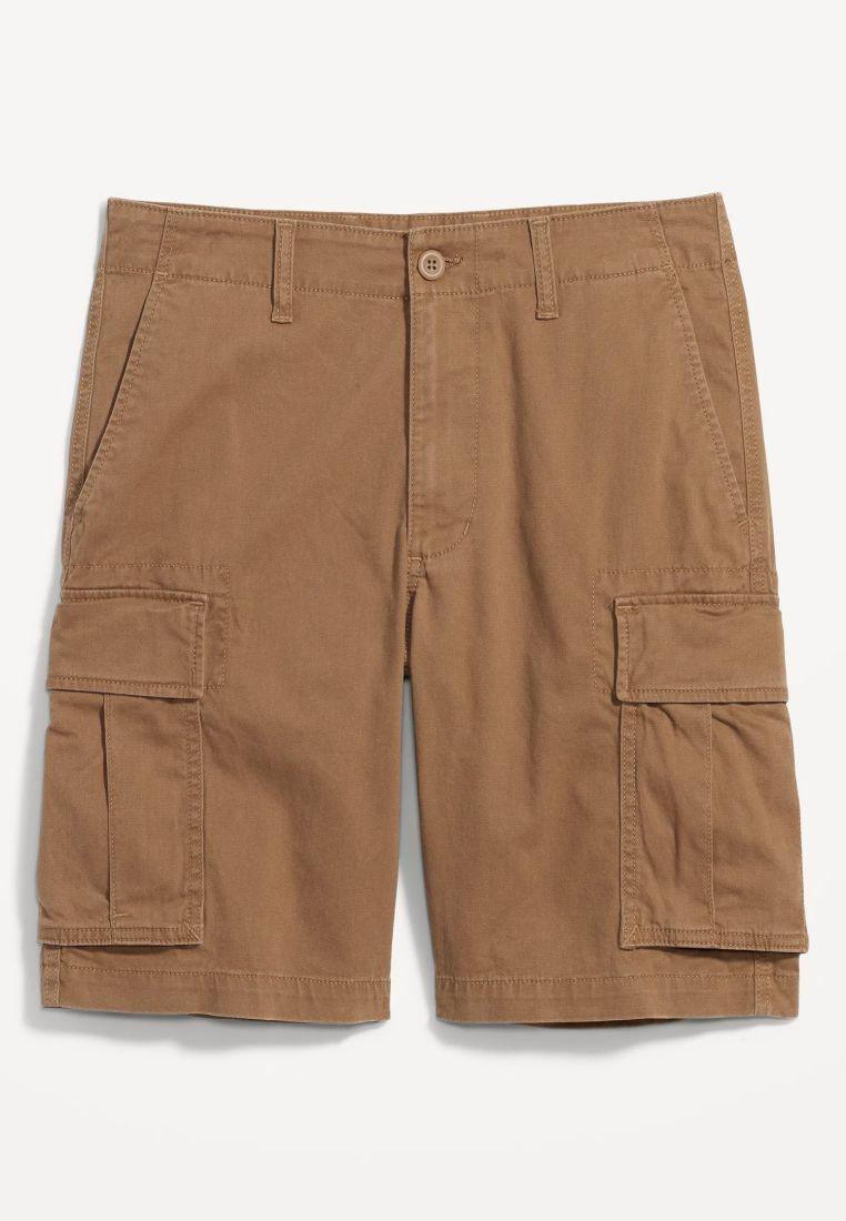 Relaxed Lived-In Cargo Shorts for Men -- 10-inch inseam