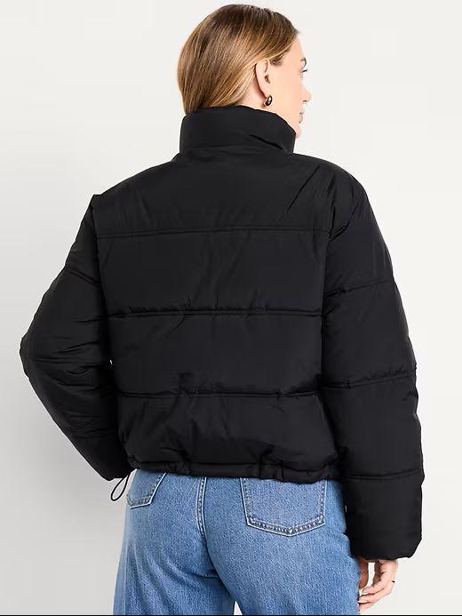 Water-Resistant Nylon Puffer Jacket