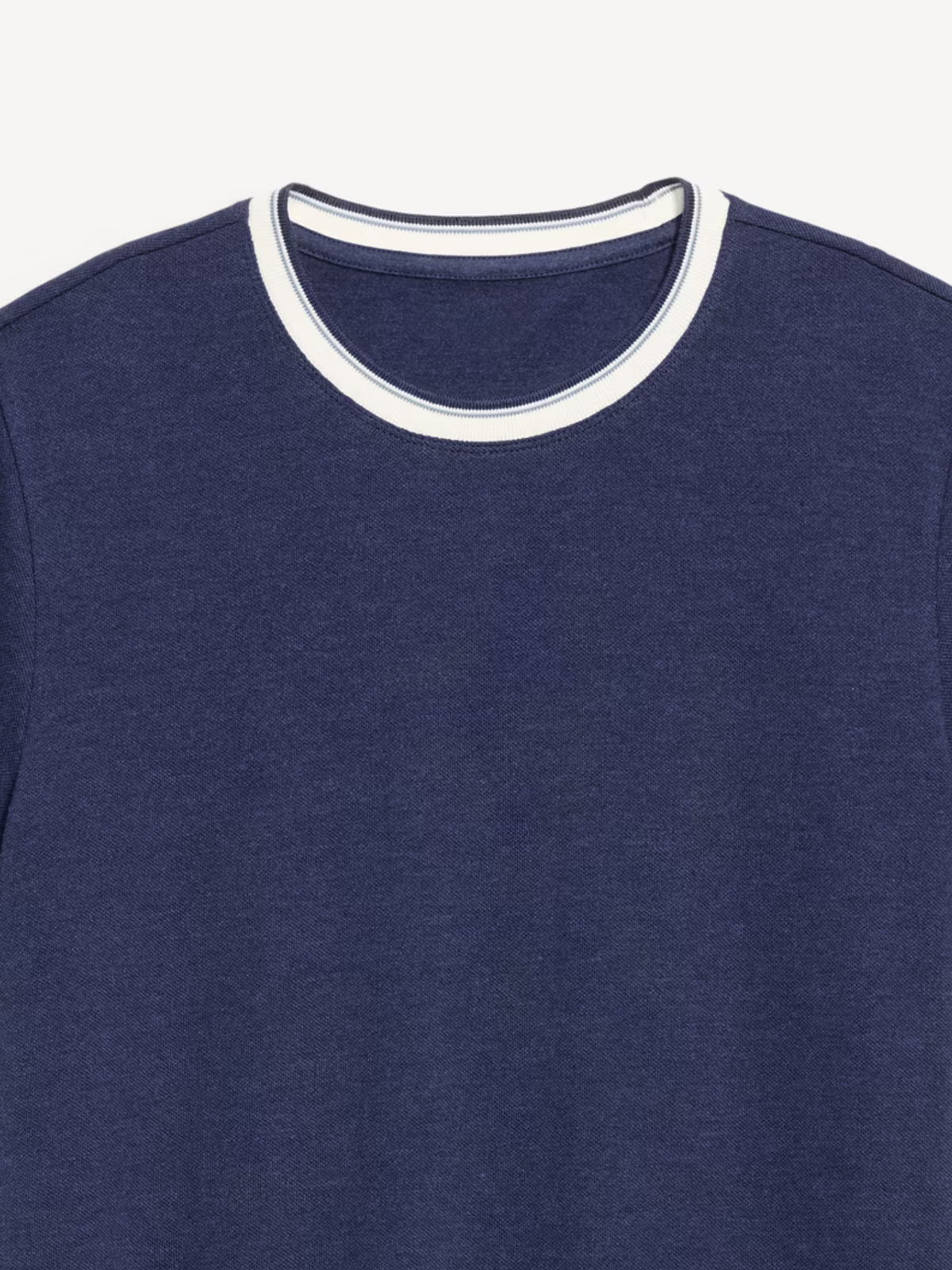 Crew-Neck Pique T-Shirt