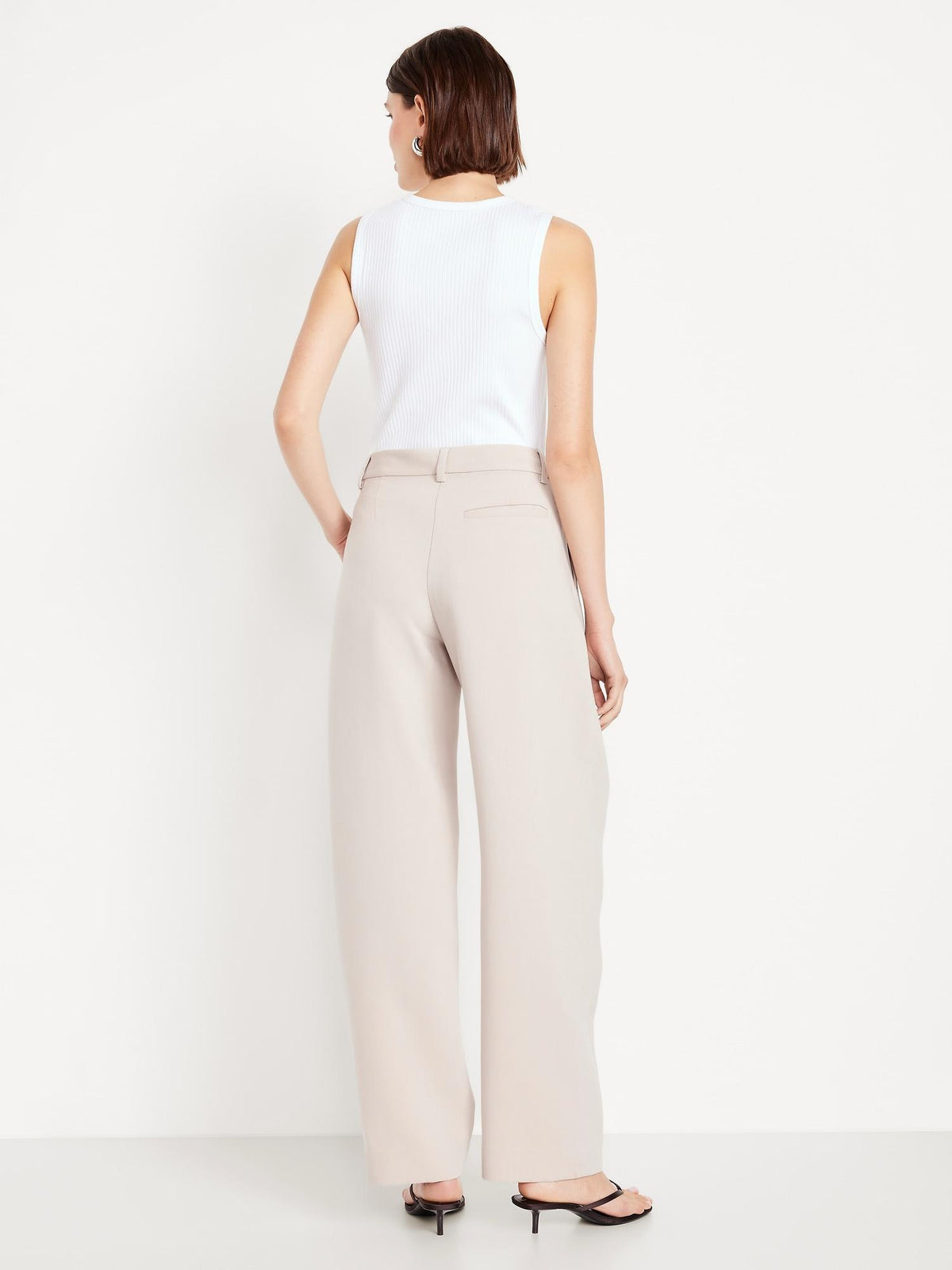 High-Waisted Taylor Barrel Ankle Pants