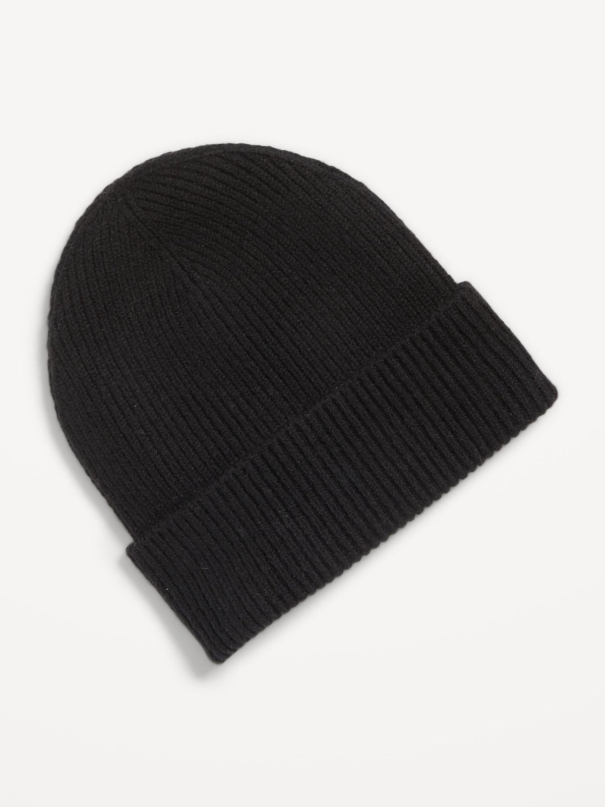 Rib-Knit Cuffed Beanie for Women