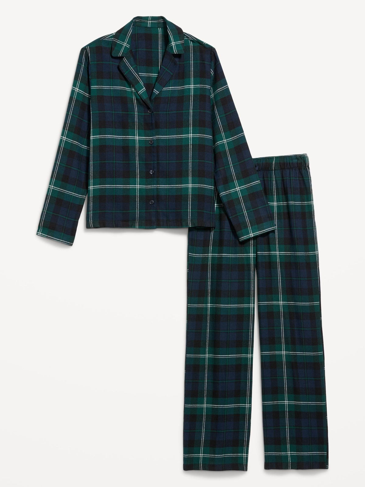 Plaid Flannel Pajama Pant Set