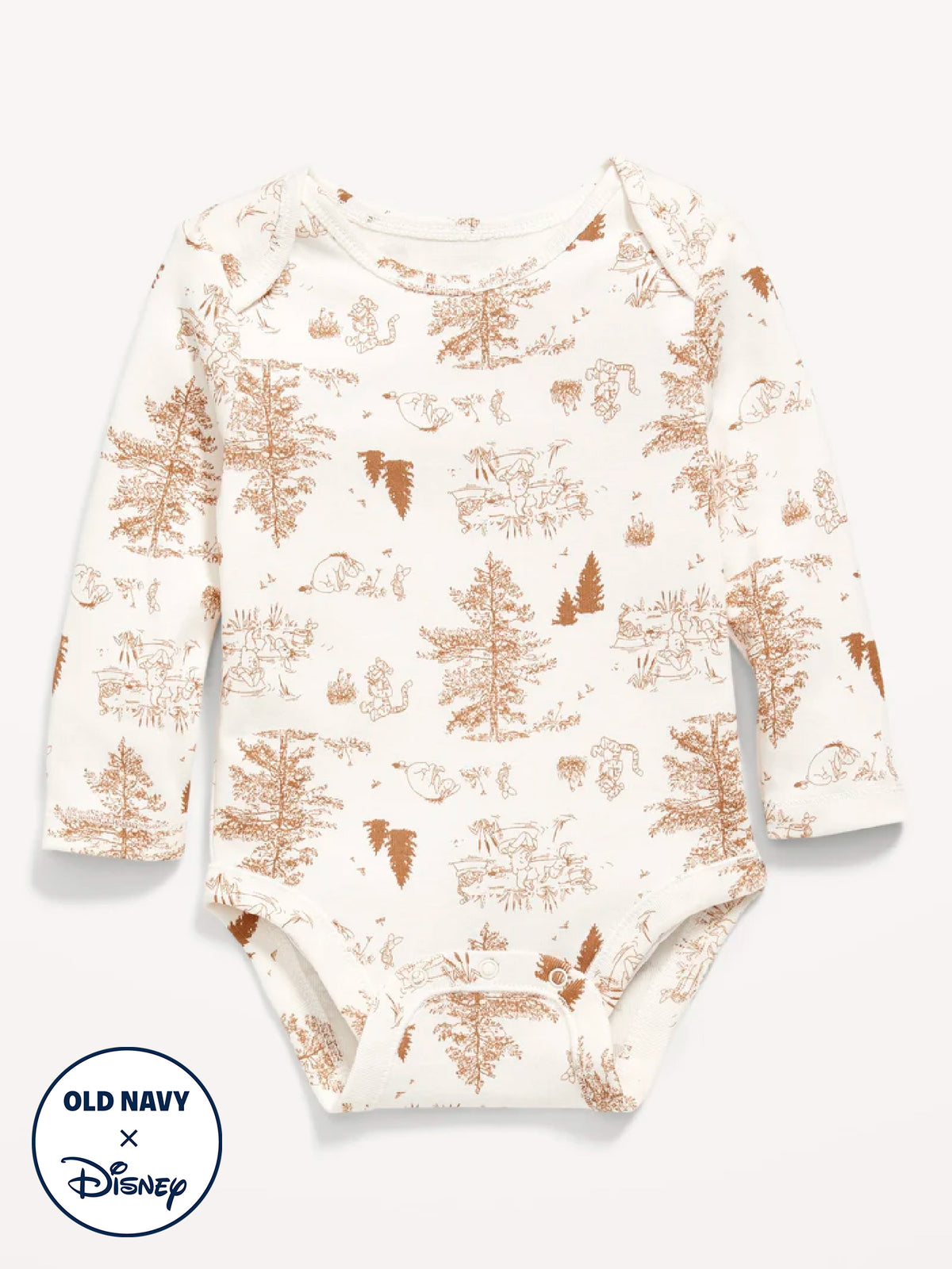 Disney© Unisex Long-Sleeve Bodysuit for Baby