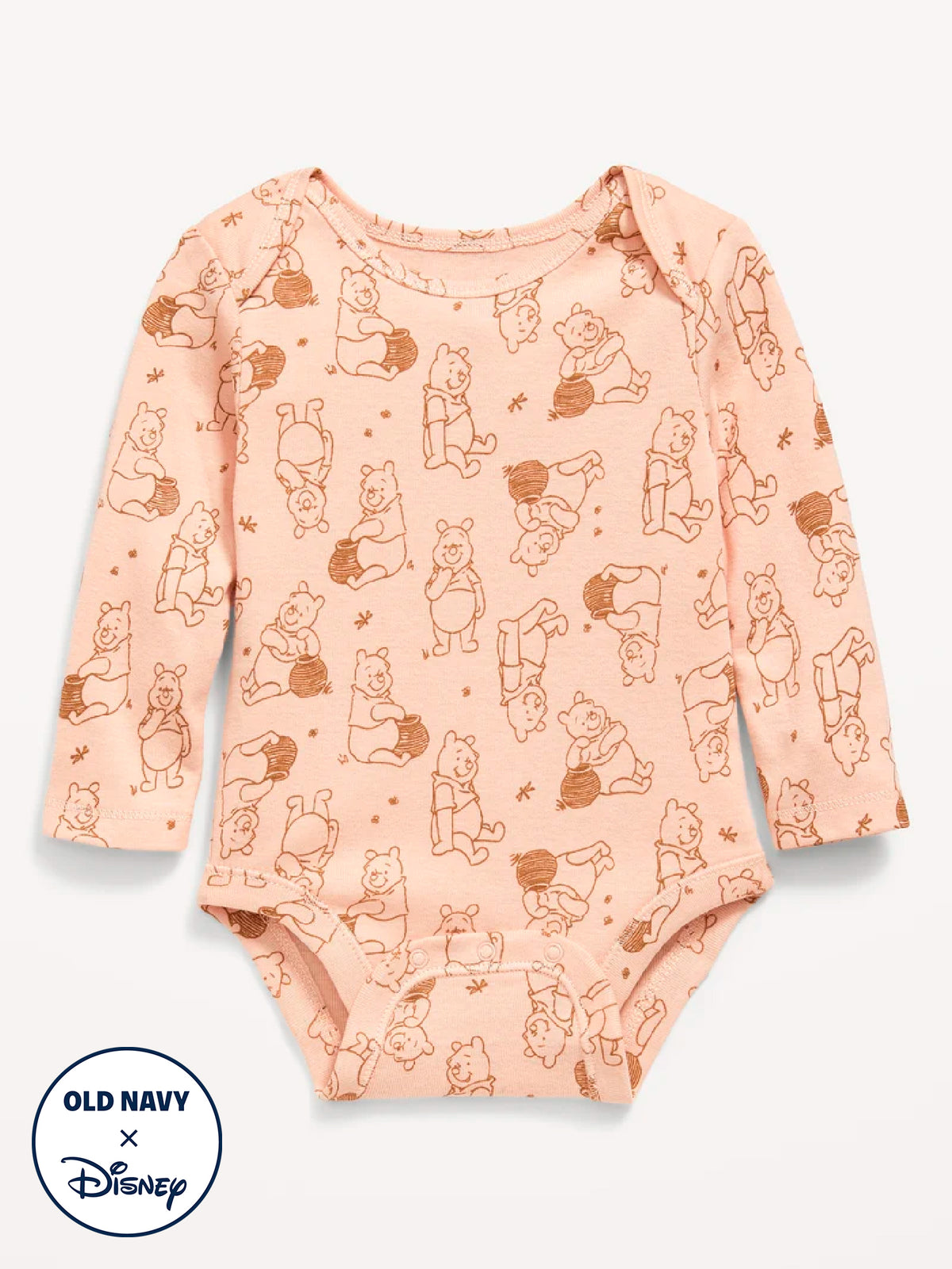 Disney© Unisex Long-Sleeve Bodysuit for Baby