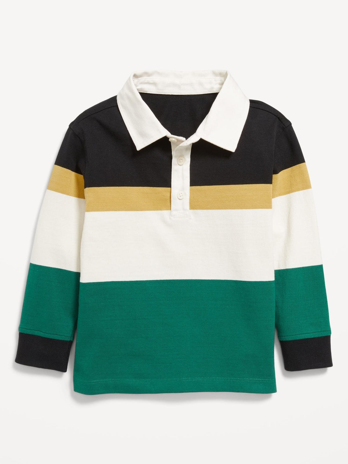 Oversized Long-Sleeve Rugby Shirt for Toddler Boys