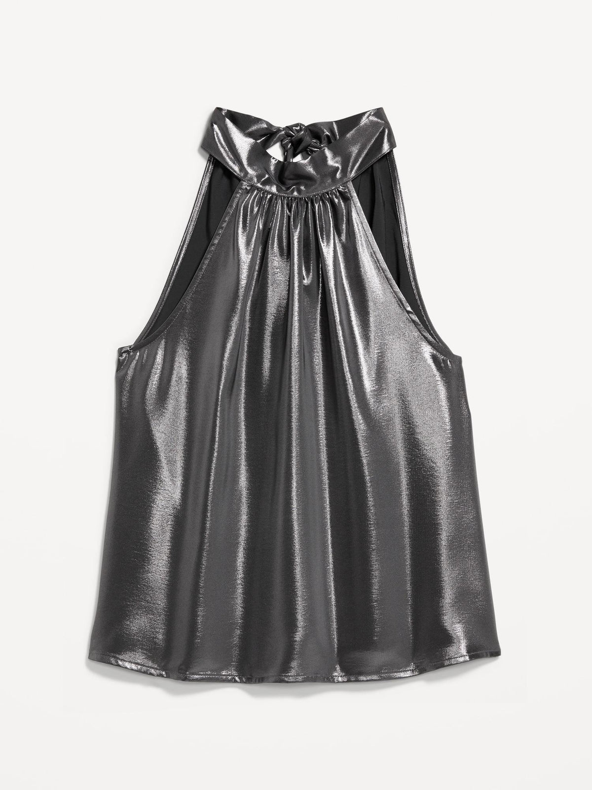 Satin Shine Halter Top