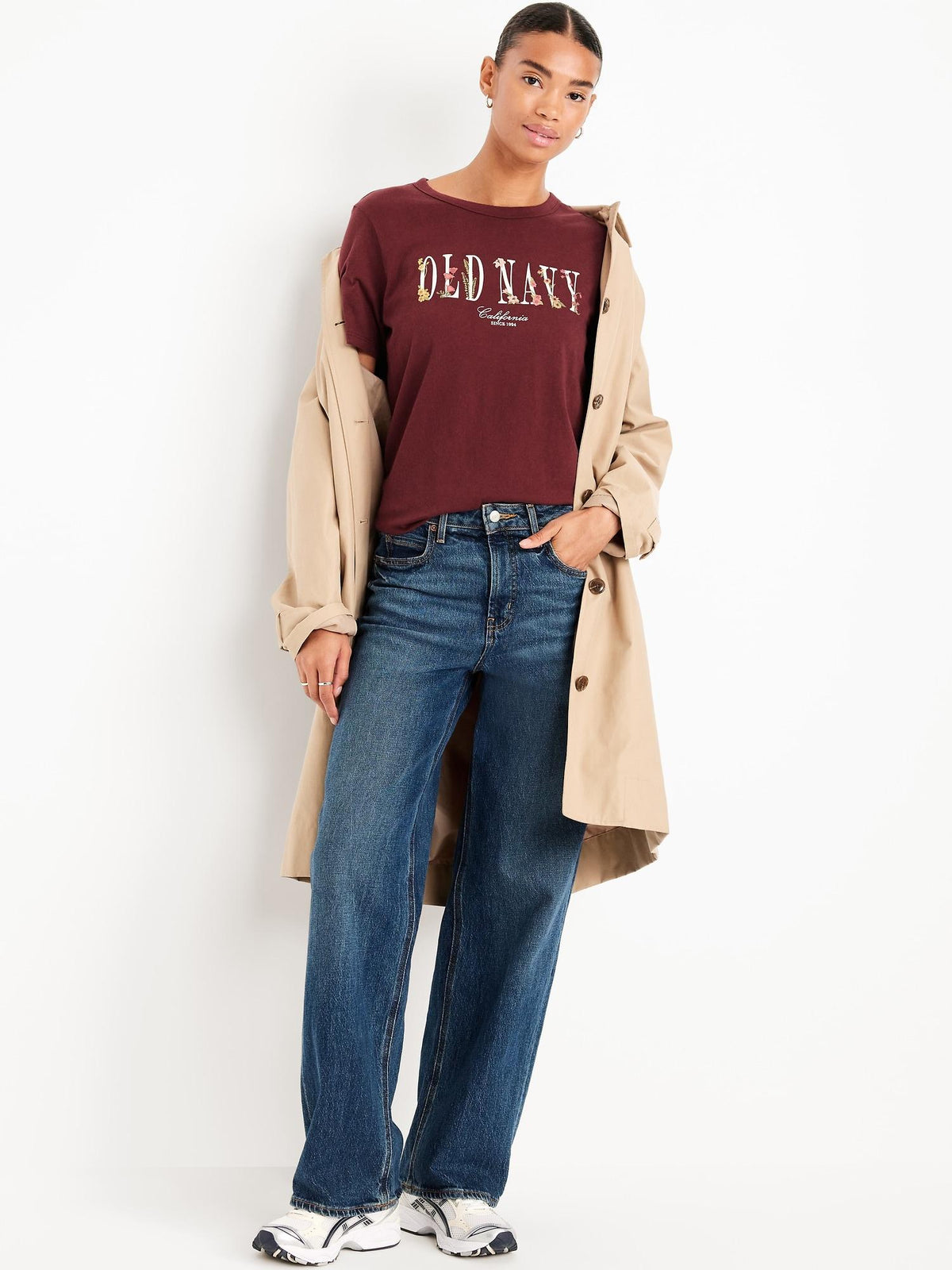 Crew-Neck Logo-Graphic T-Shirt