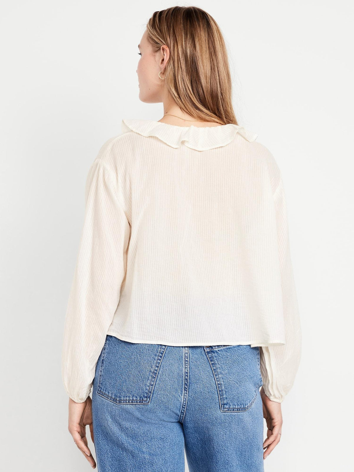 Tie-Front Ruffle Top