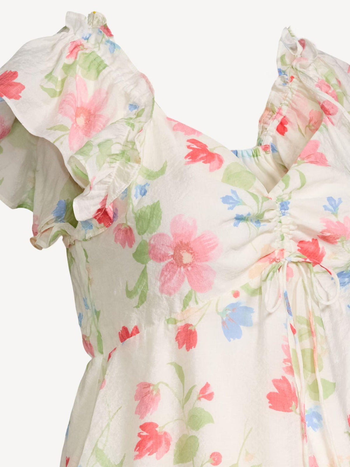 Maternity Ruffle-Sleeve Top