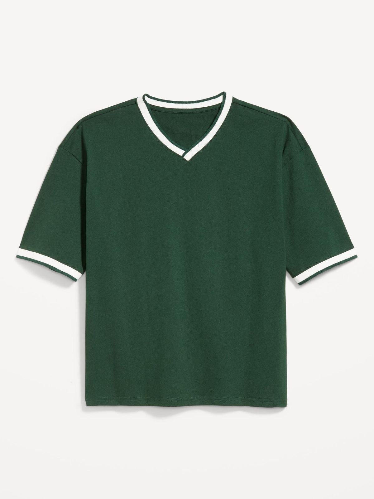 Heavyweight Cropped V-Neck T-Shirt