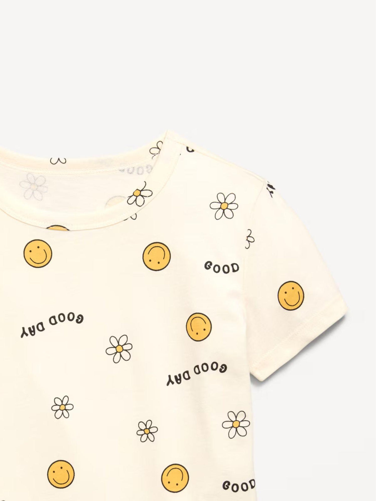 Softest Printed Short-Sleeve T-Shirt for Girls