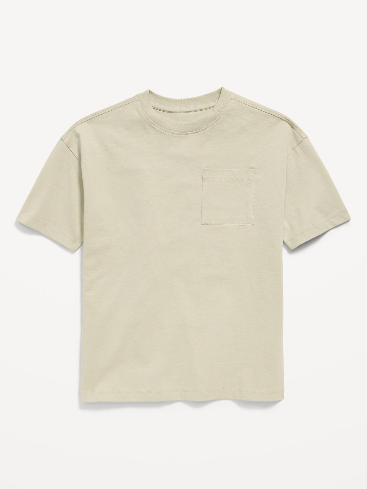 Oversized Short-Sleeve Pocket T-Shirt for Boys