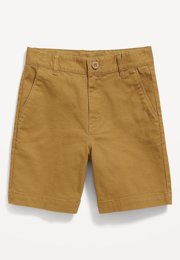 Built-In Flex Straight Twill Shorts for Boys (Above Knee)