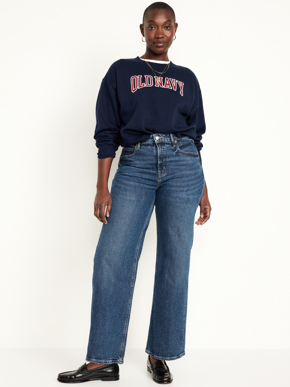 Extra High-Waisted Wide-Leg Jeans for Women