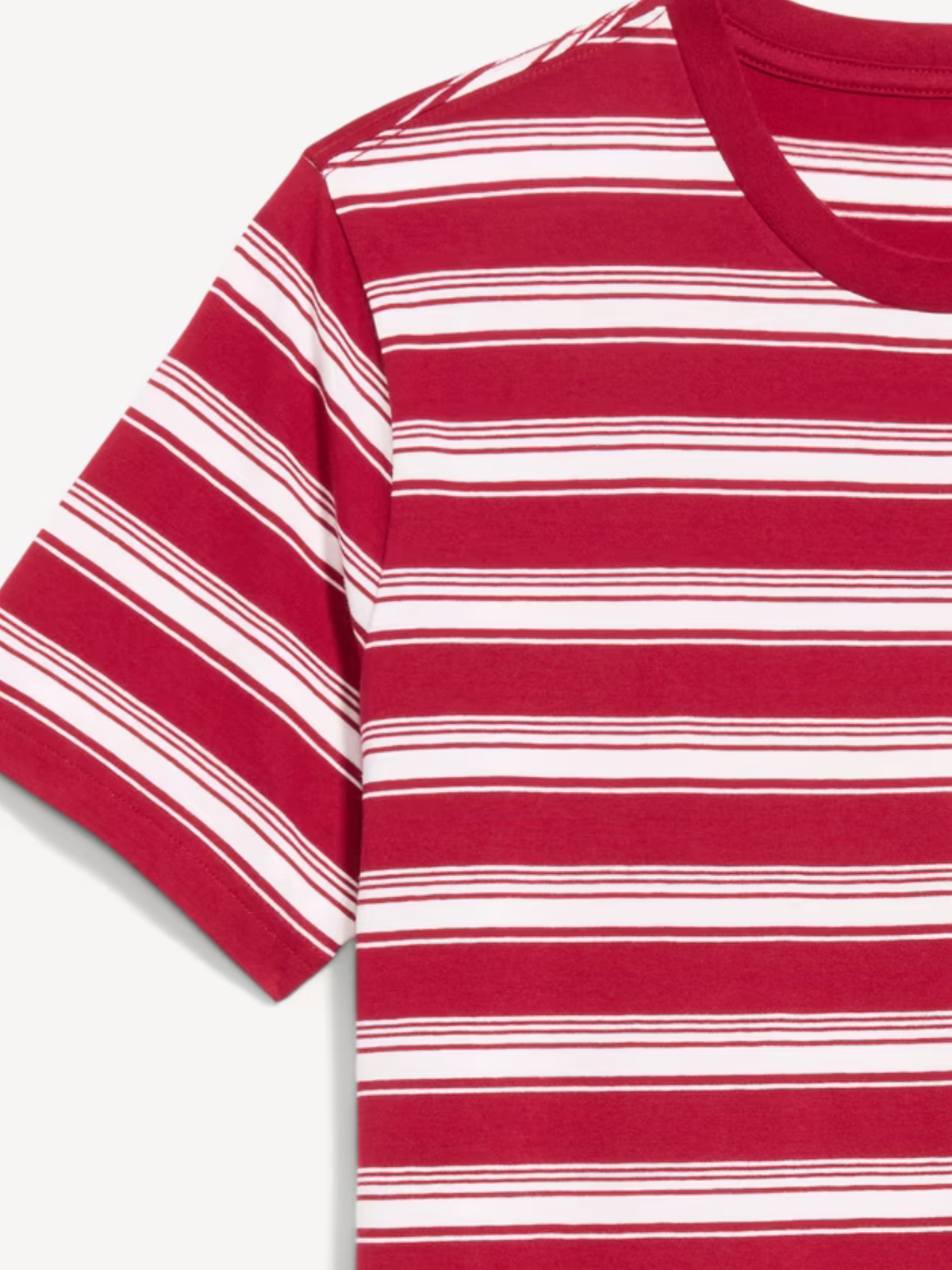 Crew-Neck Striped T-Shirt