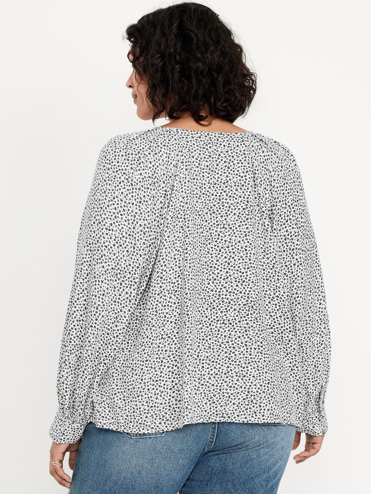 Crepe Button-Down Top