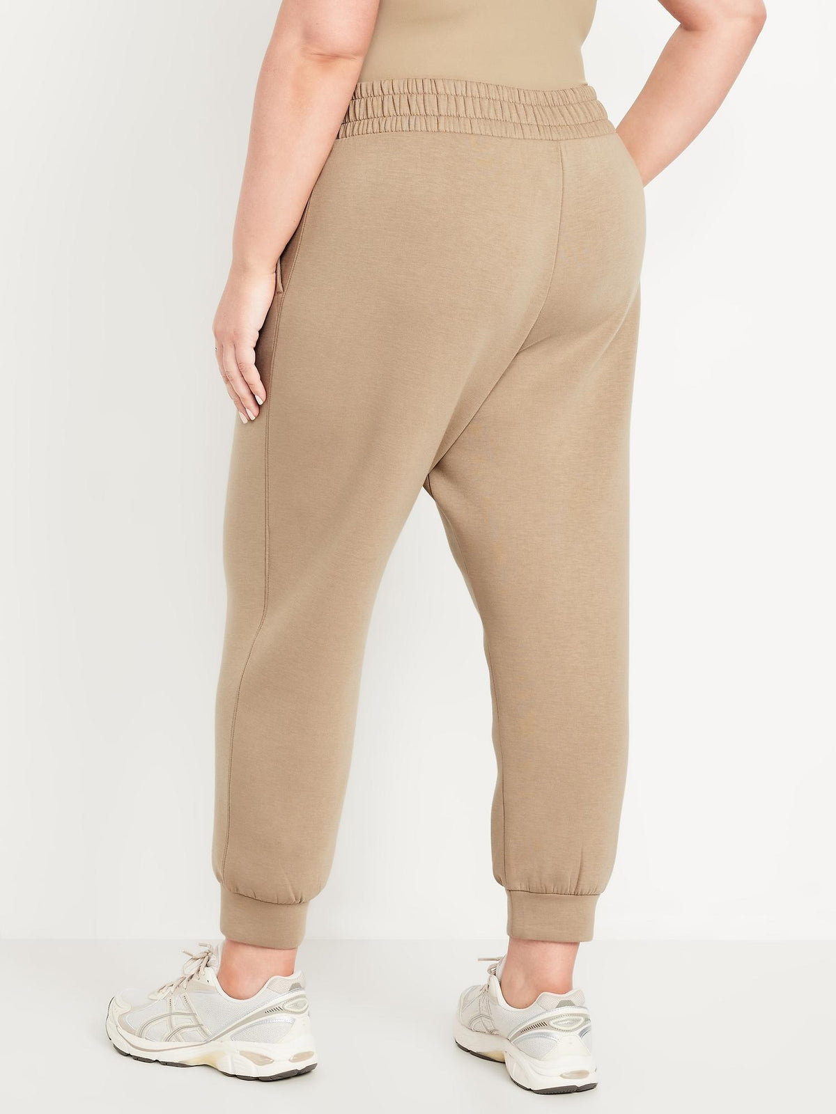 High-Waisted Bounce Fleece Jogger Sweatpants