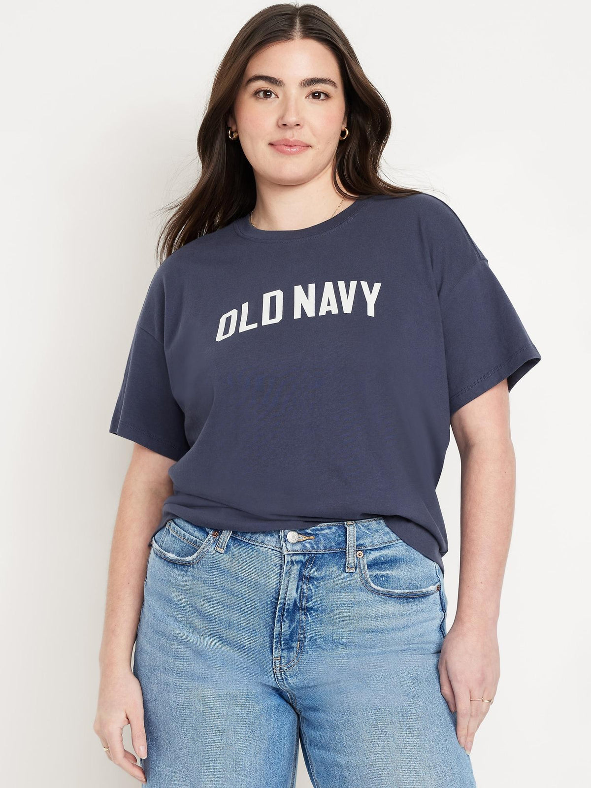 Vintage Crew-Neck Logo-Graphic T-Shirt