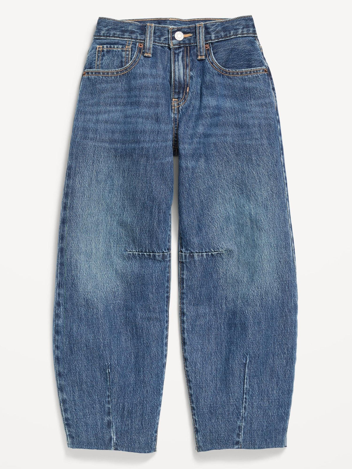 Super Baggy Barrel-Leg Jeans for Girls