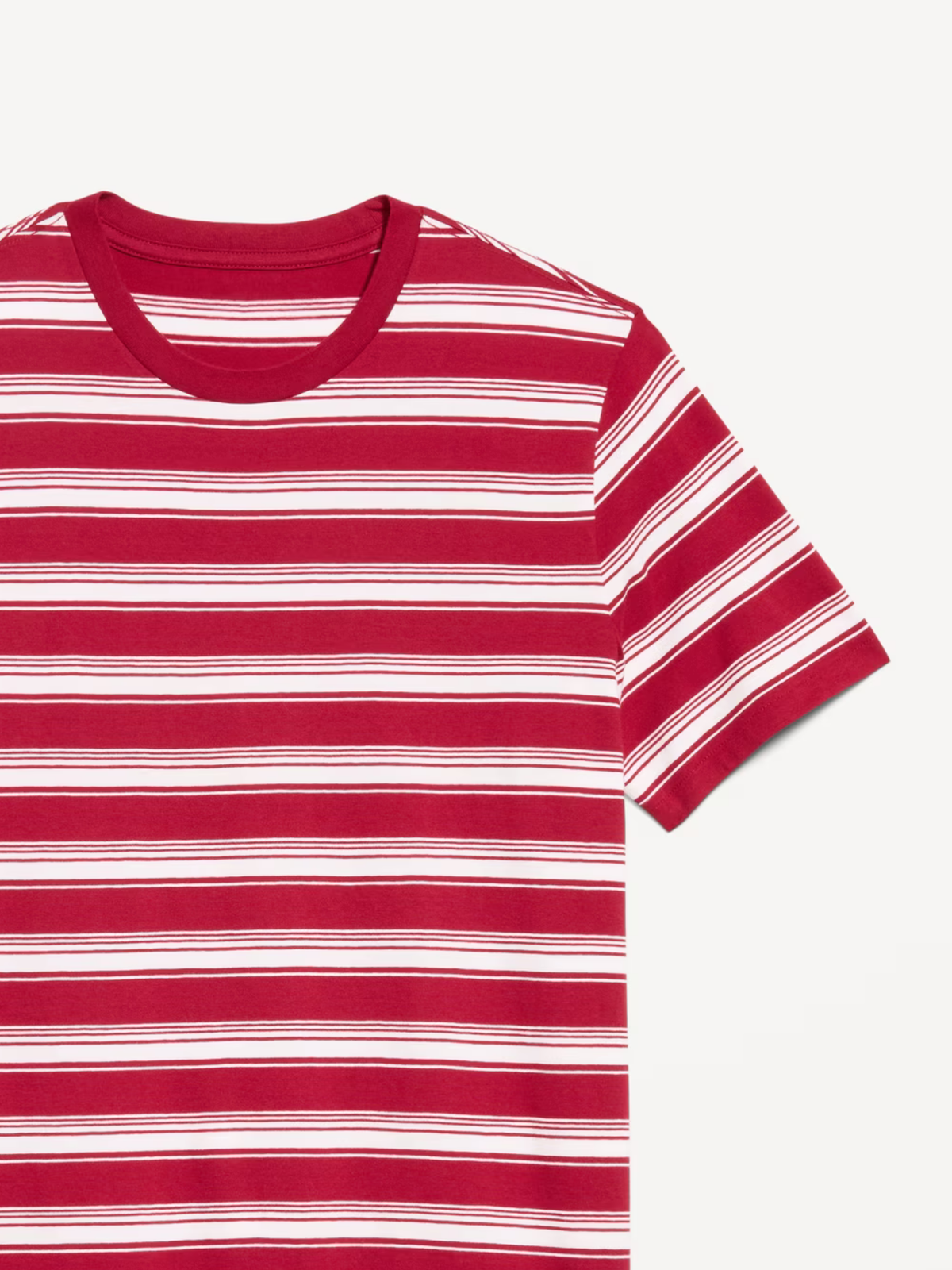 Crew-Neck Striped T-Shirt