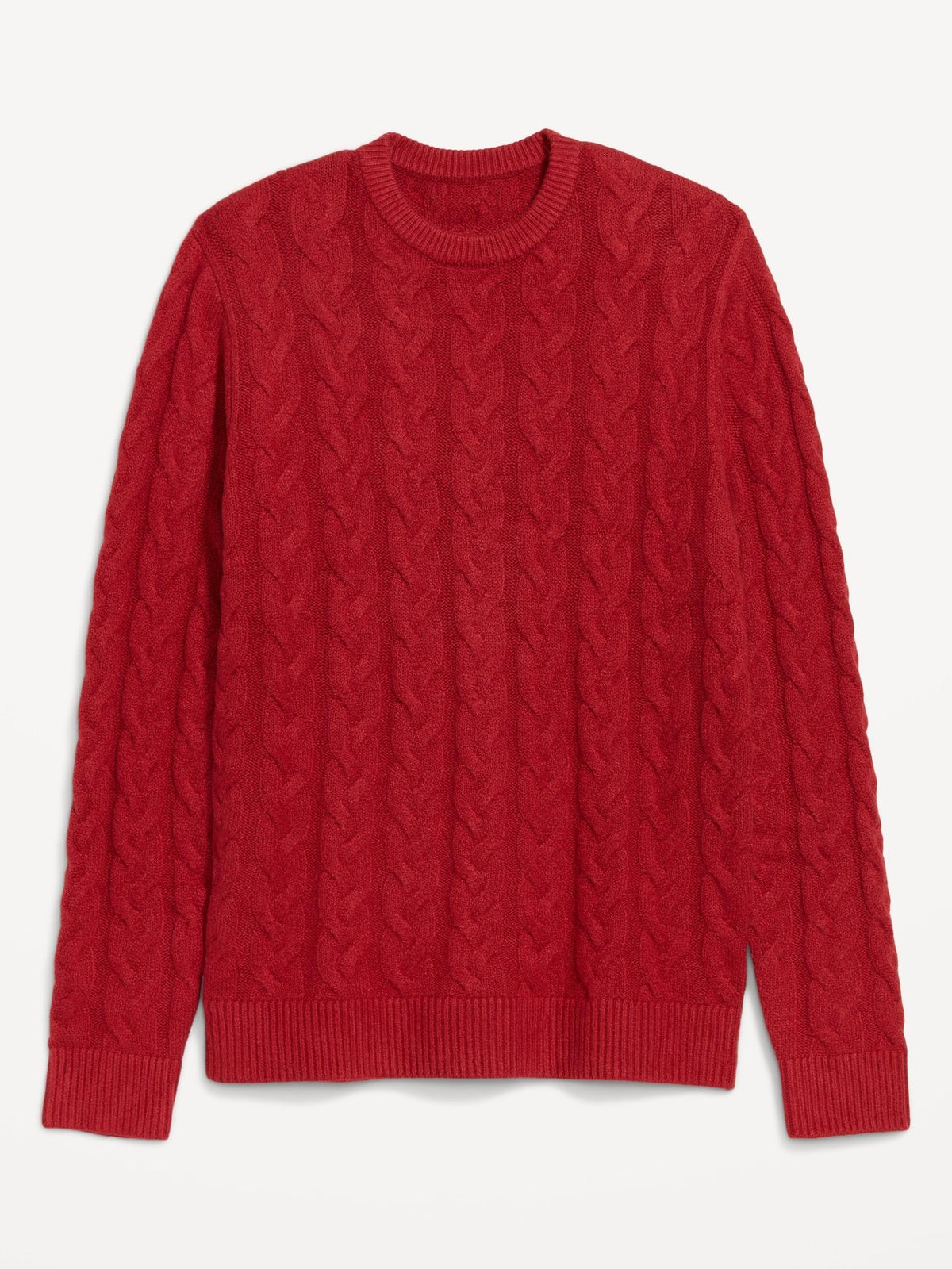 SoSoft Crew-Neck Cable-Knit Sweater